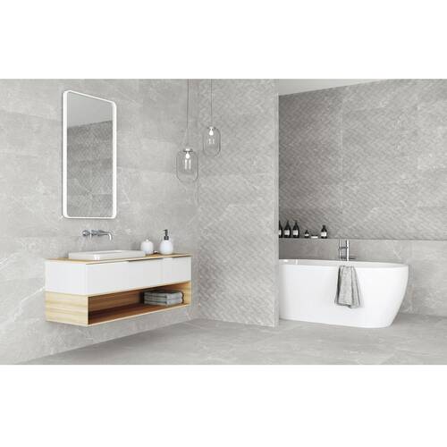 Плитка Almera Ceramica (Spain) Freccia Kingstone Ash Rect 33.3х100 см декор, фото 2