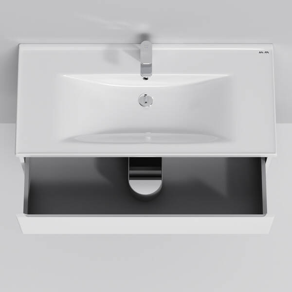 Тумба з раковиною AM.PM X-Joy M85 - FHX1002 - WC1002WG38 підвісна, 100 см, білий глянець, фото 3