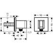 Шлангове підключення Hansgrohe Fixfit E 26889670 з тримачем, чорний матовий, фото 2