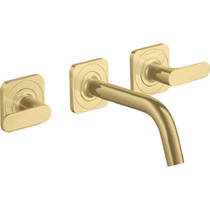 Змішувач прихованого монтажу для раковини Axor Citterio M 34313250 золото матовий, фото №1