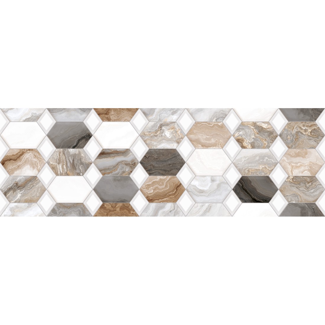 ARABESQUE GREY DECOR (1 сорт)