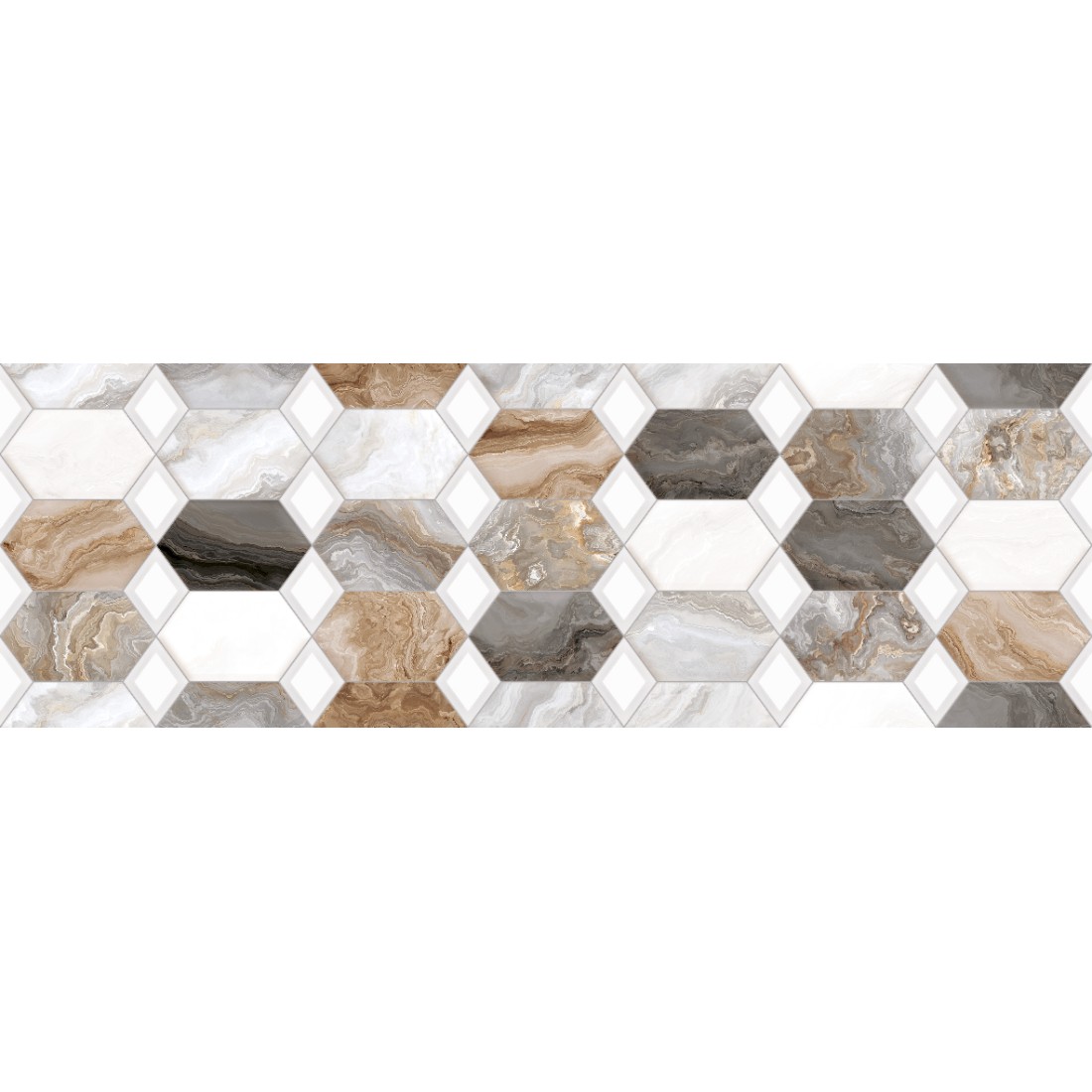 ARABESQUE GREY DECOR (1 сорт)