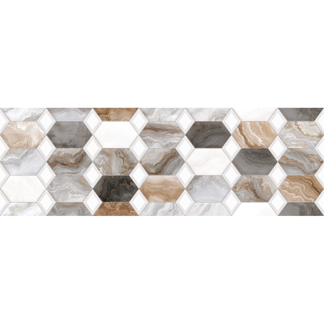 ARABESQUE GREY DECOR (1 сорт)