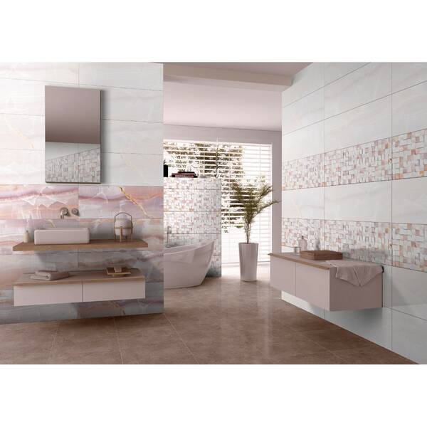 Плитка Ceramica Deseo Jolie Pink Light 30х90 см, фото 7