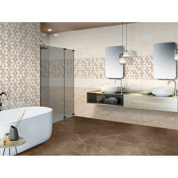 Плитка Ceramica Deseo Royal Diana Beige 30х90 см, фото 7