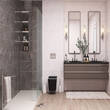 Плитка Ceramica Deseo Etania Silver Decor Waves 30х90см декор, фото 2