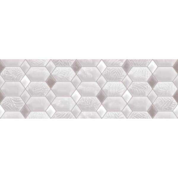 Плитка Ceramica Deseo Violeta Silver Decor 30х90см декор, фото 2