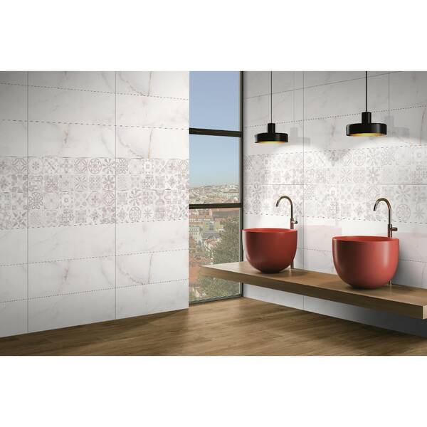 Плитка Ceramica Deseo Sky Crema Decor 30х90см декор, фото 4