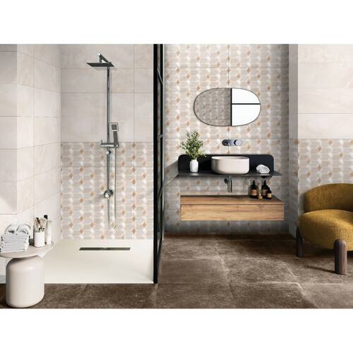 Плитка Ceramica Deseo Violeta Crema 30х90см, фото 7