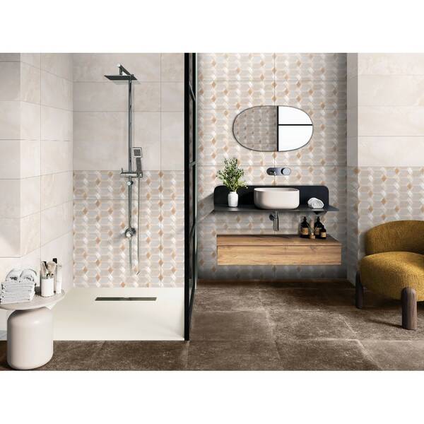Плитка Ceramica Deseo Violeta Crema 30х90см, фото 7