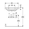 Раковина Geberit iCon Light 501.834.00.1 60 см, фото 3
