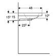 Раковина Geberit iCon Light 501.834.00.1 60 см, фото 4