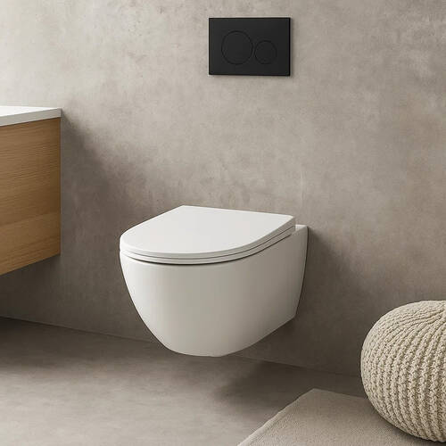 Унитаз подвесной Kerasan Aquatech 3714 01 с крышкой 3791 01, фото 1