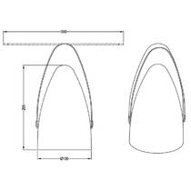 Светильник подвесной уличный Trio Reality Haiti R57090101 1 Вт 3000K 70 лм, фото №3