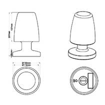 Настольная лампа Trio Reality Dora R57051101 1,5 Вт 3000K 90 лм, фото №3