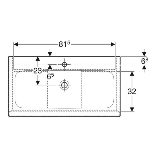 Тумба з раковиною Geberit iCon 502.337.JH.1 підвісна 90 см дуб, фото 3