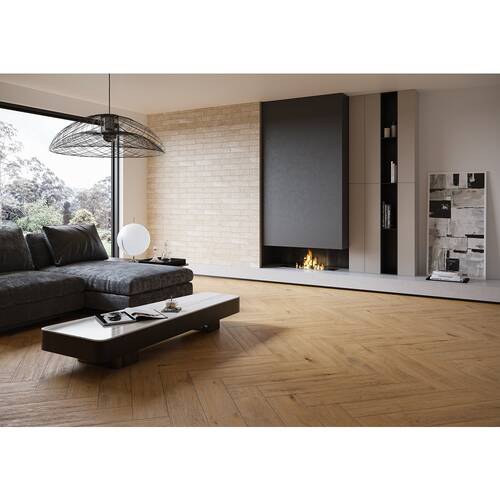 Керамограніт Cerrad Listria Podloga Miele 17,5х80 см, фото 5