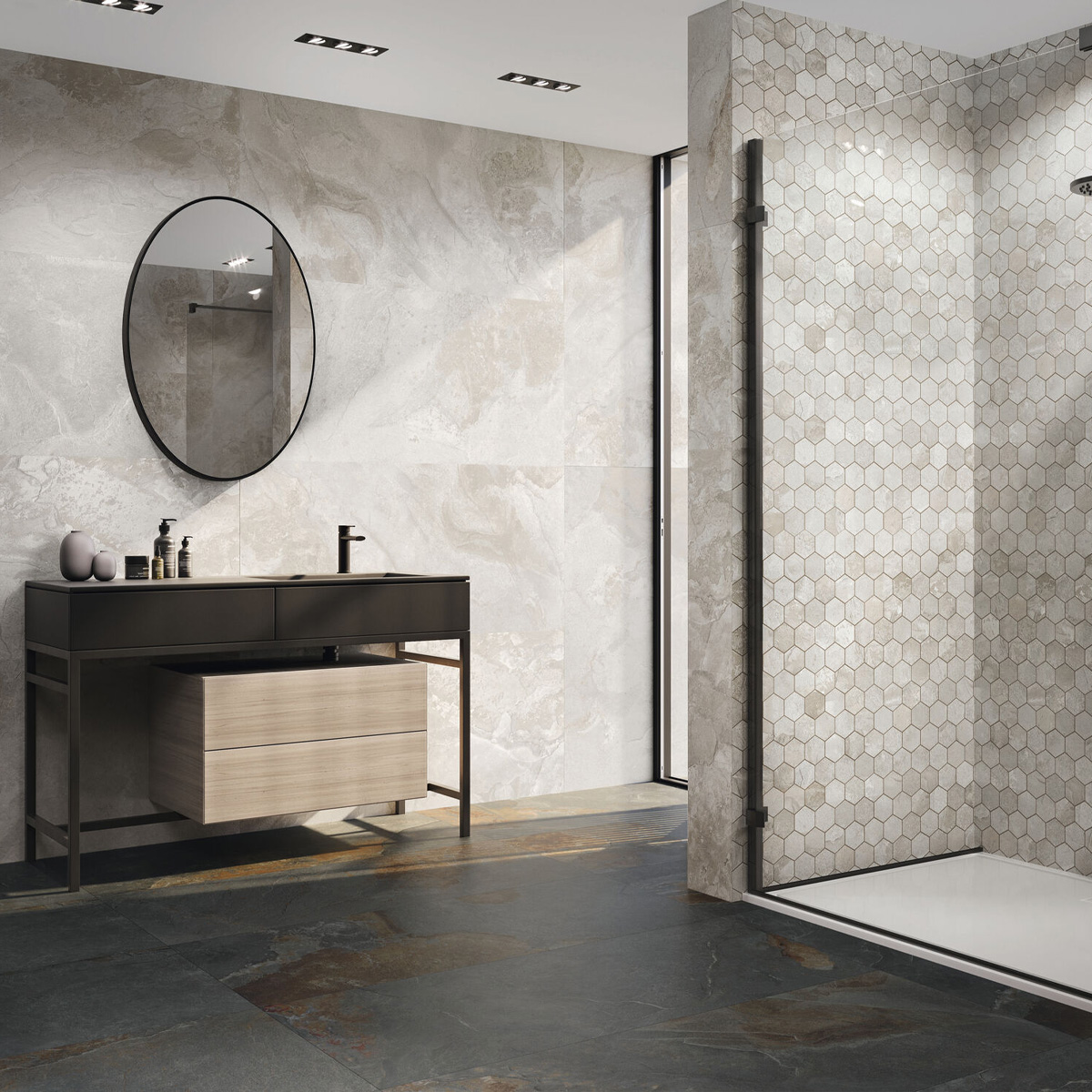 SLATE WHITE RECT. 60X120 (1 сорт)