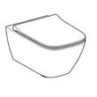 Унітаз підвісний Geberit Smyle Square 500.685.01.1 Rimfree, із сидінням Soft Close (Sandwich), фото 2