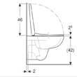 Унітаз підвісний Geberit Selnova Rimfree 501.751.00.1 із сидінням Soft Close, фото 4