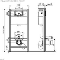 Комплект: инсталляция Devit 90.211+ подвесной унитаз Primera Project 3120147 с крышкой soft-close + панель смыва Devit 90.211.KH, фото №6