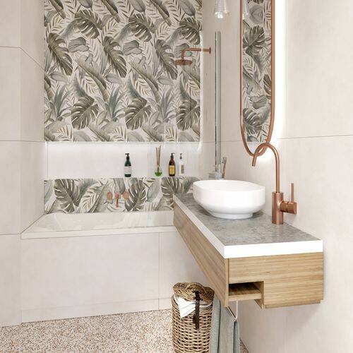 Керамогранит Primavera Oasis Concrete Tropics Айвори OSА920 60х120
