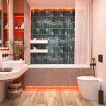 Плитка Ceramica Deseo Ec.Pool Blue 31x60 См, фото №4