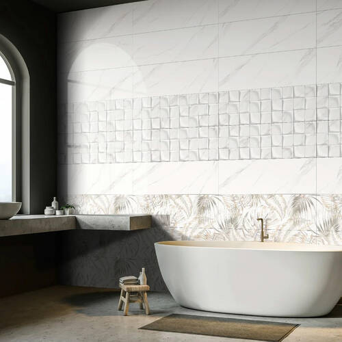 Плитка Ceramica Deseo Calacata Siena Decor Flower B 30x90 см, фото 2