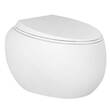 Унітаз підвісний RAK Ceramics CLOUD CLOSC391500 + CLOWC1446500A безобідковий із сидінням Soft Close, фото 1