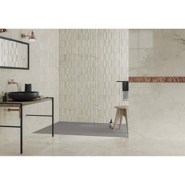 Керамограніт Azteca Onyx Lux 120 Ivory 60х120 см, фото 2