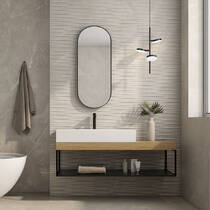 Плитка Geotiles RLV Elbert Marfil 33x55 см декор, фото №1