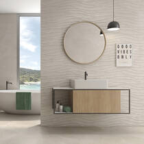 Плитка Geotiles RLV Elbert Marfil 30x90 см декор, фото №1