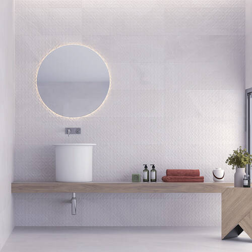 Плитка Geotiles Rlv Makai Blanco 30x90 см декор, фото 1