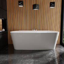 Ванна зі штучного каменю VAYER Nova 2 164x83 см без переливу з сифоном click-clak, фото №5