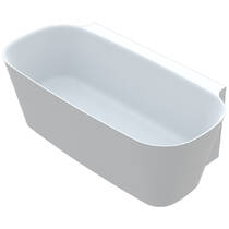 Ванна зі штучного каменю VAYER Nova 2 164x83 см без переливу з сифоном click-clak, фото №2