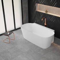 Ванна зі штучного каменю VAYER Nova 2 164x83 см без переливу з сифоном click-clak, фото №7