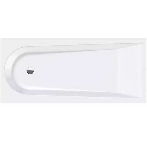 Ванна акрилова Vayer Boomerang 150x70 см посилений борт, з ніжками WBW001, фото 2