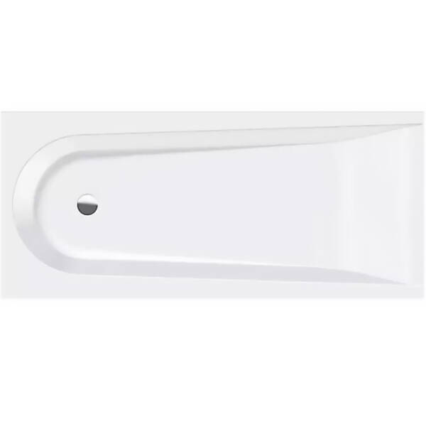 Ванна акрилова Vayer Boomerang 150x70 см посилений борт, з ніжками WBW001, фото 2