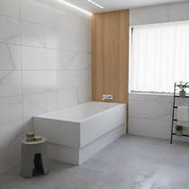 Ванна акрилова Vayer Boomerang 180x80 см посилений борт, з ніжками WBW001