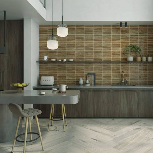 Керамограніт Pamesa Es. Oldmanor Nacar (Fam015/Decorstone) 8х40 см, фото 2