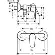 Змішувач для душу Hansgrohe Talis E 71760140 бронза матовий, фото 2