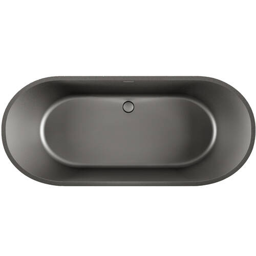 Ванна зі штучного каменю PAA Deco Nudo VADENUS/01 166x72,5 см , графіт, фото 2
