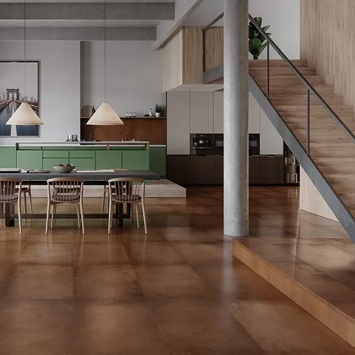 PELDANO RECT COSMOS CORTEN C-1 східці (1 сорт)