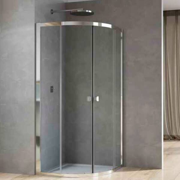 Душова кабіна SanSwiss Arelia D20SR550904007 900x900мм без піддону, скло прозоре, проф.срібний полір., фото 2