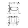 Склянка Axor Universal Softsquare 42834820 нікель матовий, фото 2