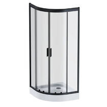 Душова кабіна AM.PM Gem W90UG-401-080BT 80x80 см профіль чорний матовий, скло прозоре, фото №3