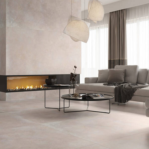 Керамограніт Cerrad Modern Concrete Ivory 119,7х119,7 см, фото 2