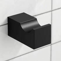 Гачок Decor Walther Corner 0561960 CO HAK1 одинарний, чорний матовий, фото №1