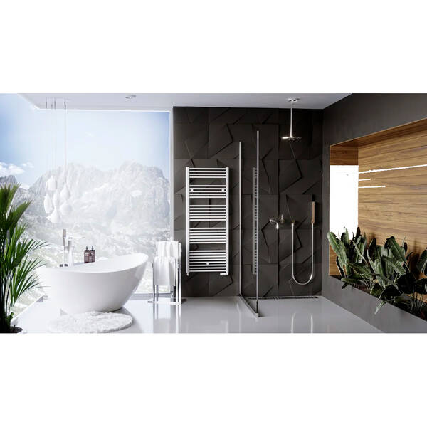 Рушникосушарка водяна Luxrad Regular 1160x500 мм антрацит RAL 7016, фото 3