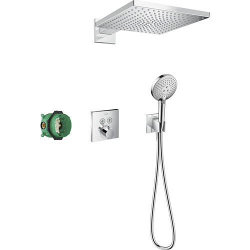 Душевая система скрытого монтажа Hansgrohe Raindance Select E 27952000 с термостатом, фото 1